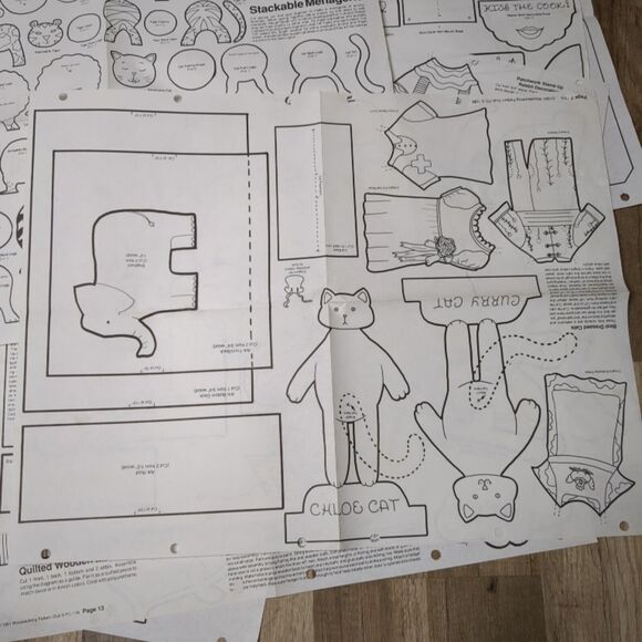 Lot of 20 Wood Craft Patterns Woodworking Pattern Club VTG 1990s - MISC F BONUS - Picture 4 of 16